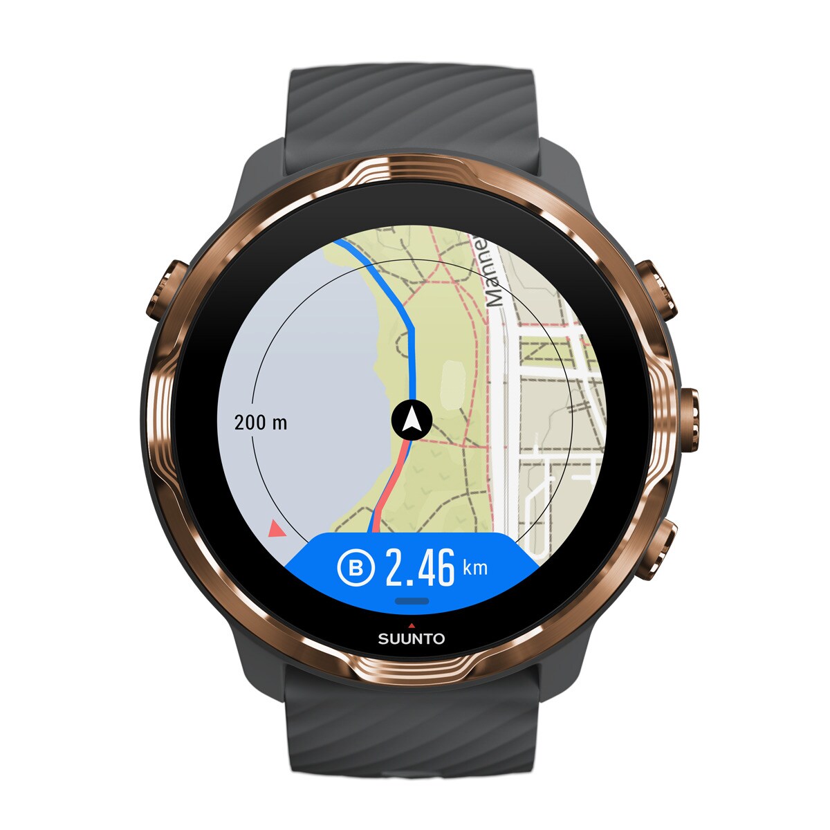 Relógio Desportivo com GPS 7 Cinzento / Dourado-10