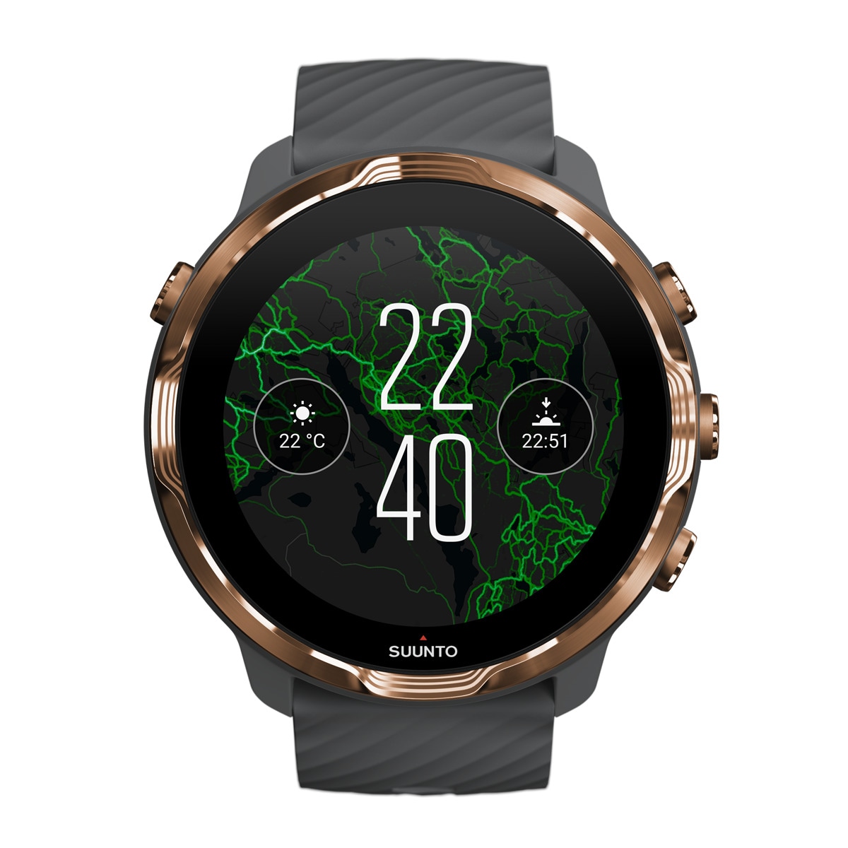 Relógio Desportivo com GPS 7 Cinzento / Dourado-14