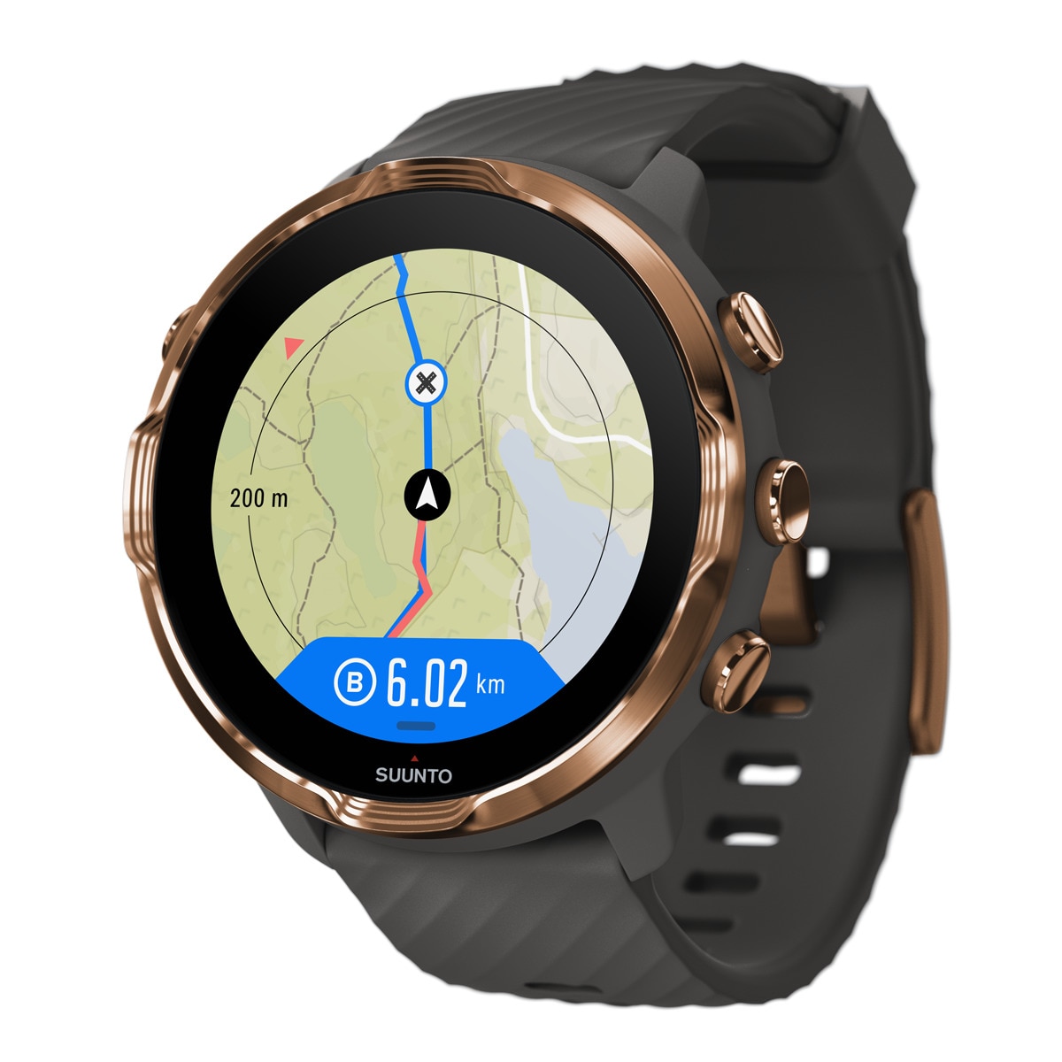 Relógio Desportivo com GPS 7 Cinzento / Dourado-20