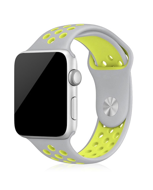 Imagen 0 de Correa deportiva de silicona compatible iWatch 42mm / 44mm Talla S/M