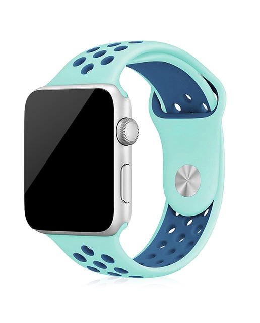 Imagen 0 de Correa deportiva de silicona compatible iWatch 38mm / 40mm Talla S/M