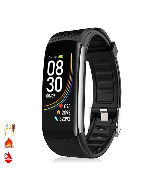 Imagen 0 de Pulsera inteligente T118 con medición de temperatura corporal, O2 en sangre y tensión