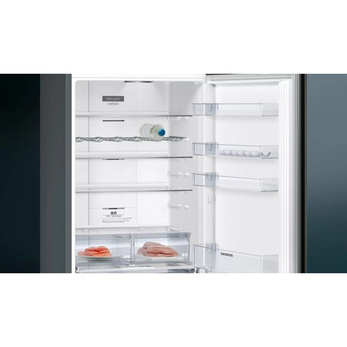 Frigorífico Combinado Siemens iQ300 KG49NXXEA No Frost de 203 cm - Black Inox Preto-4