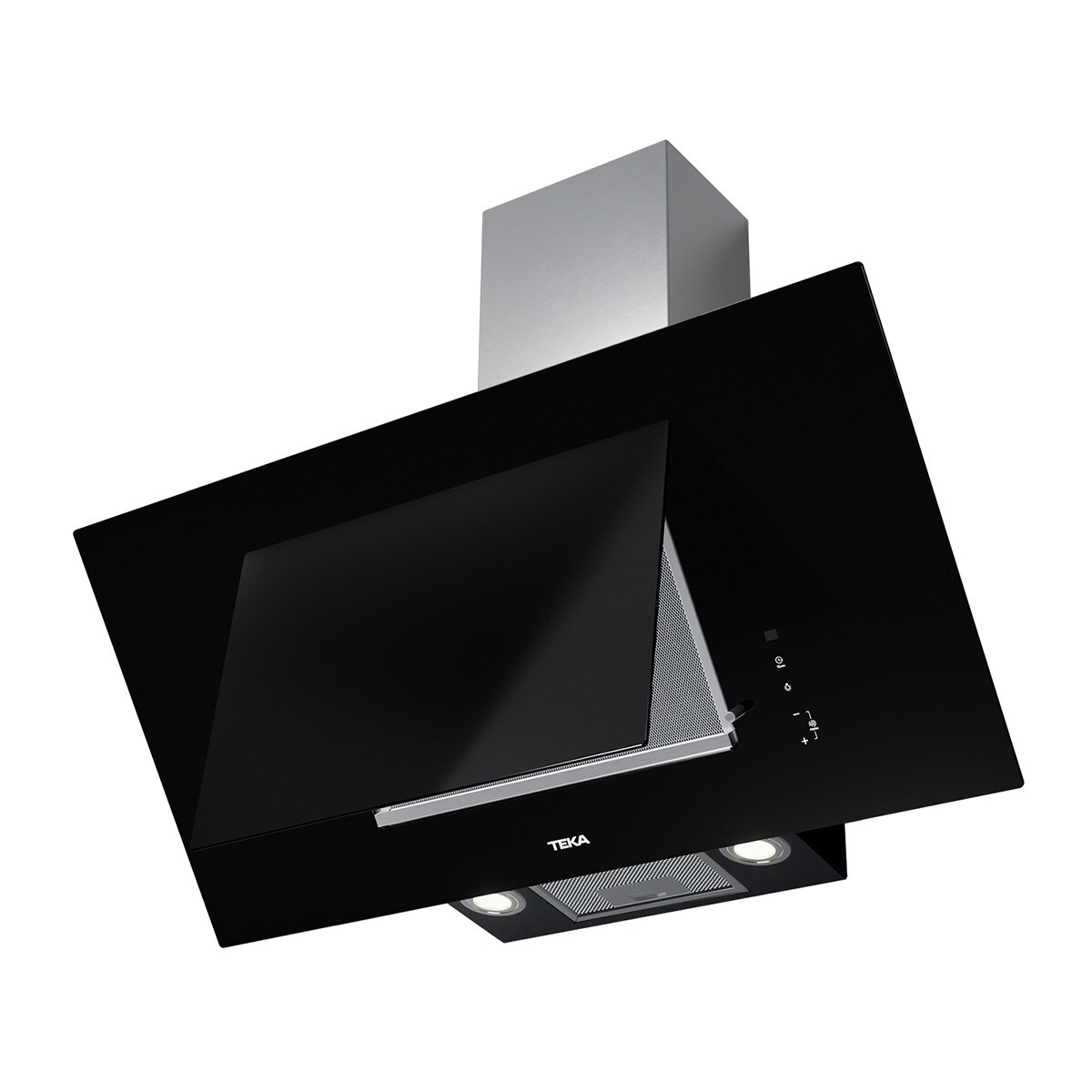 Campana decorativa Teka sistema de aspiración perimetral - DVT 98660 TBSBK Cristal negro-2