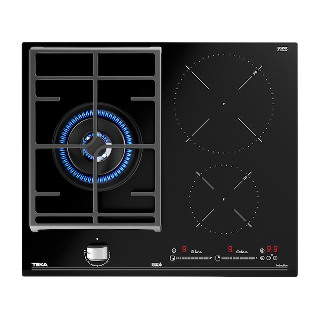 Imagen 0 de Placa gas mixta Teka 1 quemador y 2 zonas de inducción - JZC 63312 ABNBK