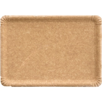 bandeja de cartón Kraft 25x35 cm envase 5 unidades - P&h