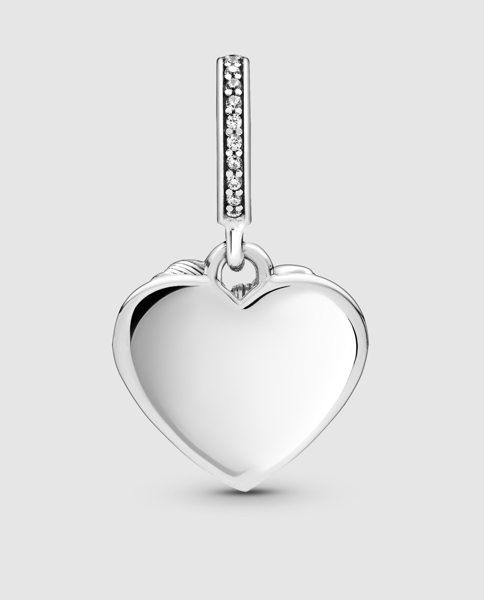 Charm colgante Pandora Lazo y Corazón de plata y circonitas · PANDORA Charm colgante Pandora Lazo y Corazón de plata y circonitas · PANDORA