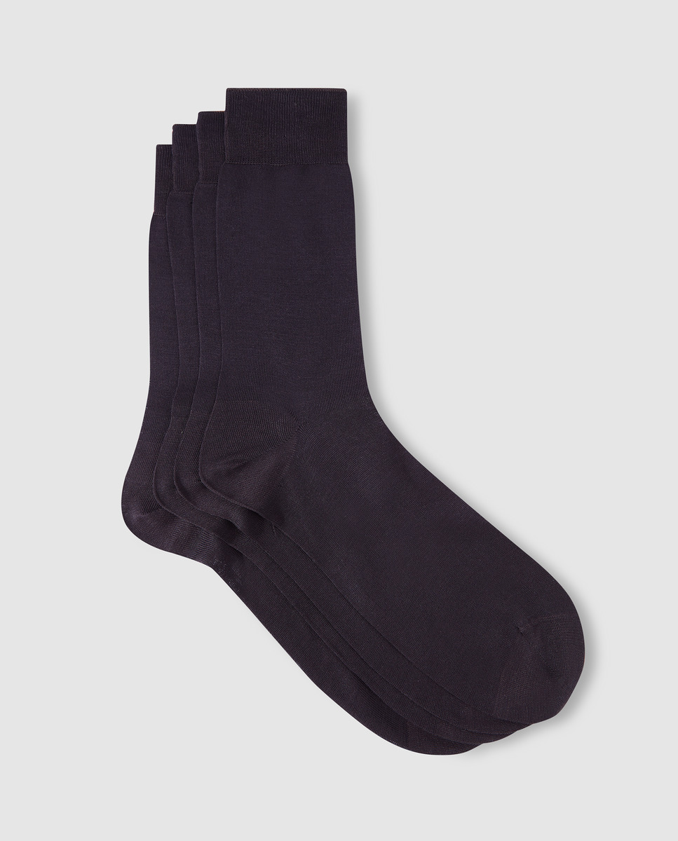 Imagen 0 de Pack dos calcetines hombre algodón liso