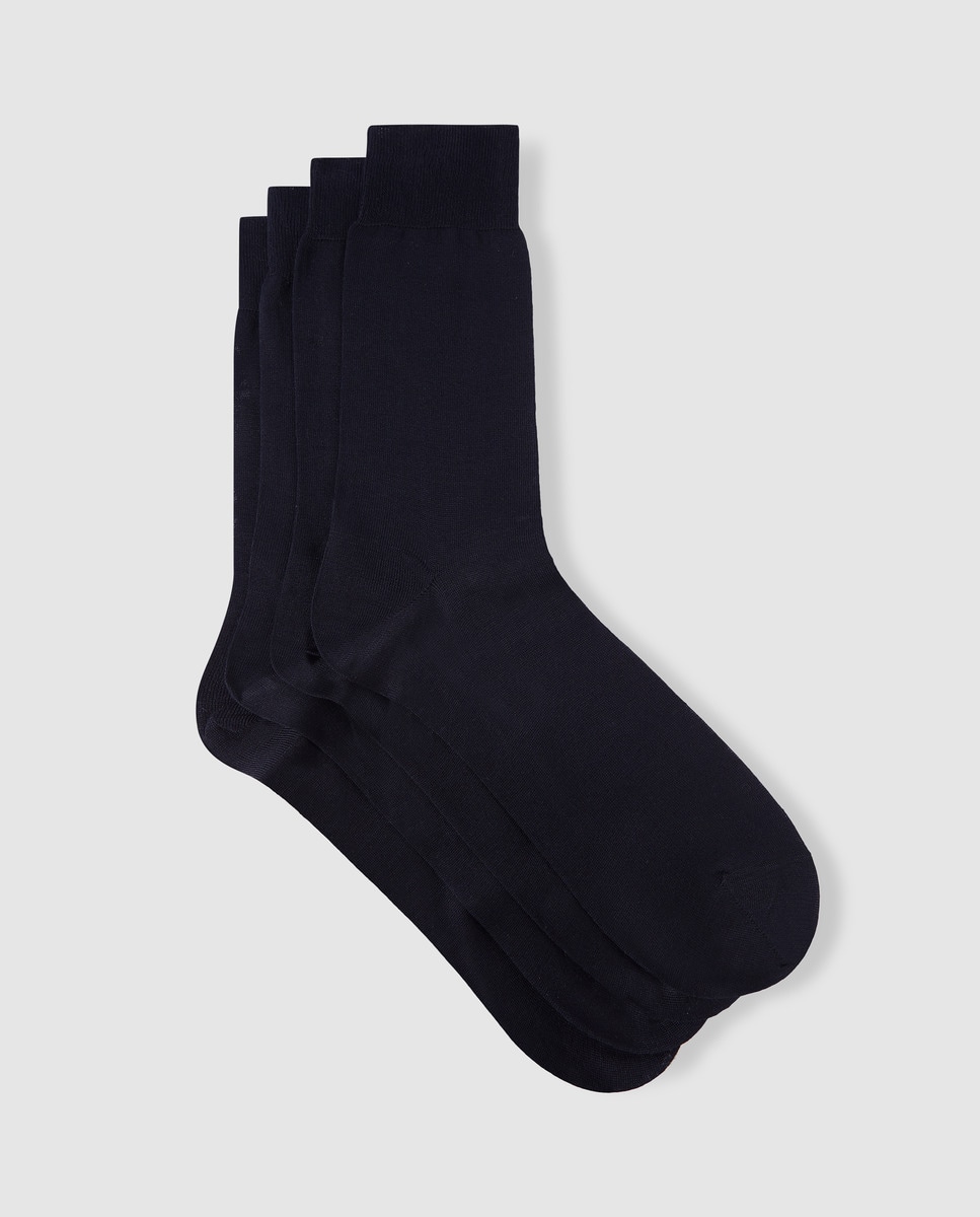 Imagen 0 de Pack dos calcetines hombre algodón liso