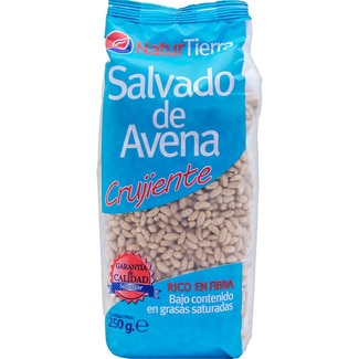 salvado de avena crujiente bolsa 250 g - Naturtierra