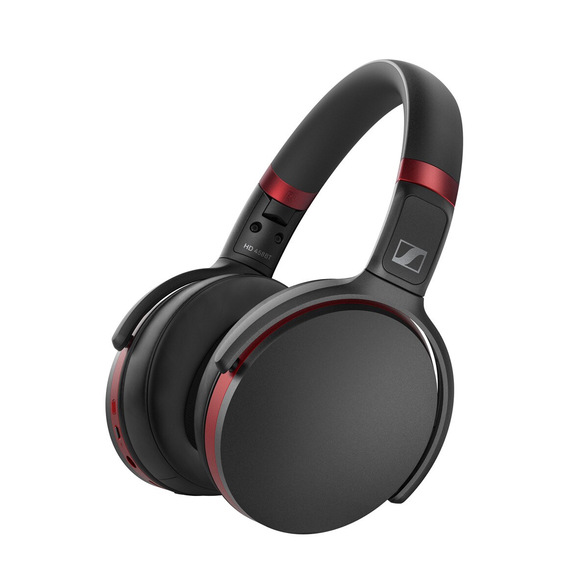 Auriculares Sennheiser HD 458 Black Red Limited Bluetooth Noise Cancelling Negro-2