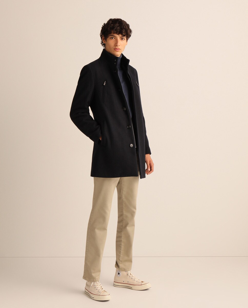 Abrigo de hombre azul marino · Easy Wear · El Corte Inglés
