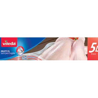 Sacos de Congelação XL 5 L embalagem 10 unidades - Vileda
