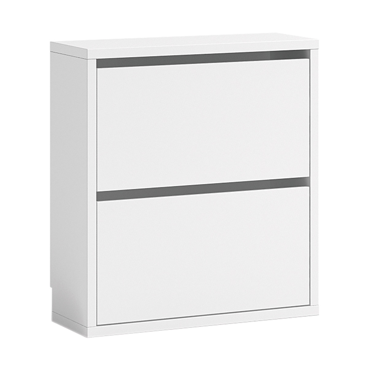 Sapateira com 2 Compartimentos Abatíveis Noel Branco-1