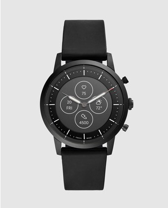 Smartwatch Fossil Collider Hybrid FTW7010 de silicona negro · Fossil · El  Corte Inglés