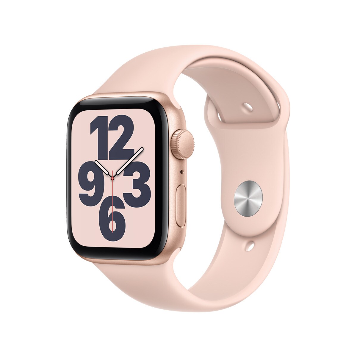 Apple - Watch SE GPS, 44 Mm Caja De Aluminio En Oro - Correa Deportiva Rosa Arena Talla única