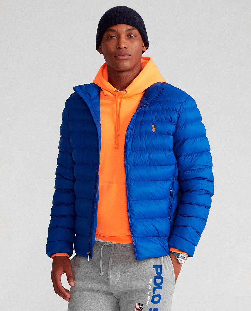 Chaqueta de abrigo de hombre acolchada azul · Polo Ralph Lauren · El Corte  Inglés