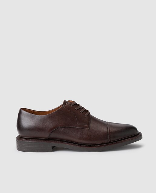 Zapatos de cordones de hombre Polo Ralph Lauren de piel marrón · Polo Ralph  Lauren · El Corte Inglés
