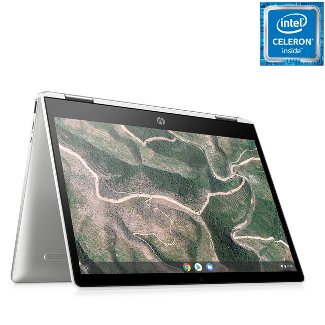 Portátil HP - Convertible 2 En 1 Chromebook 14b-ca0001ns X360, Intel Celeron, 4GB, 64GB EMMC
