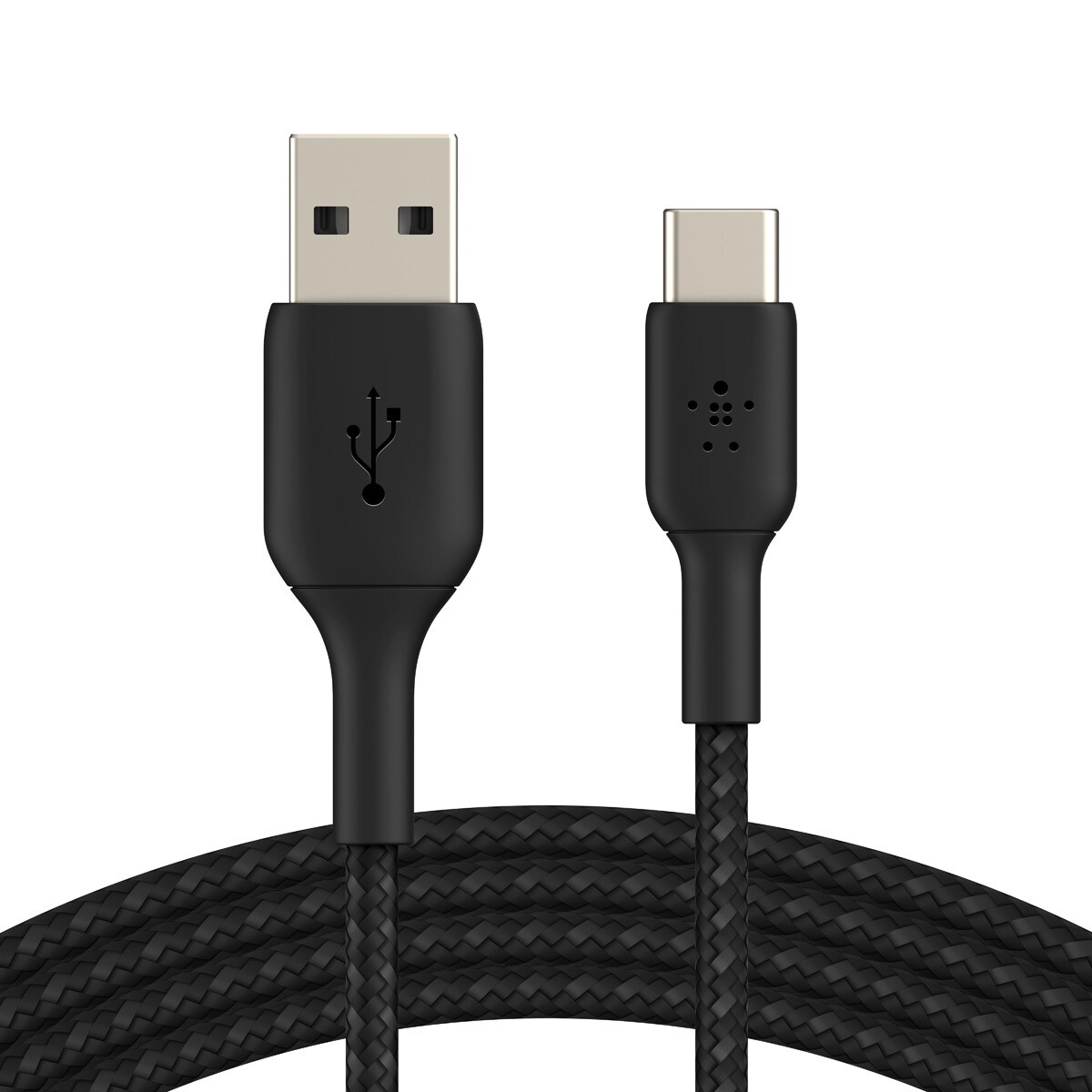 Cable trenzado Belkin BOOST CHARGE Lightning a USB-A negro de 3 metros Negro-3