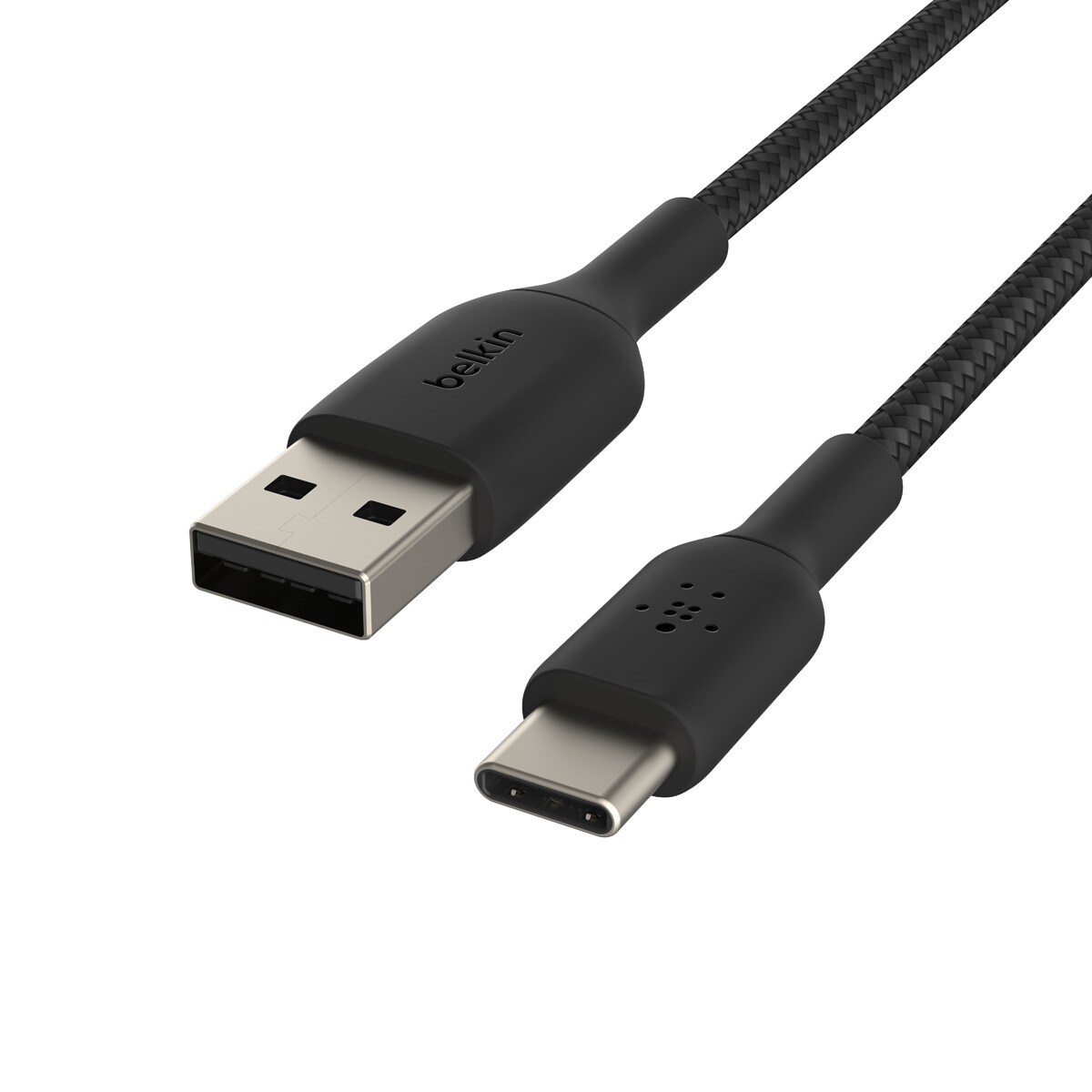 Cable trenzado Belkin BOOST CHARGE Lightning a USB-A negro de 3 metros Negro-5