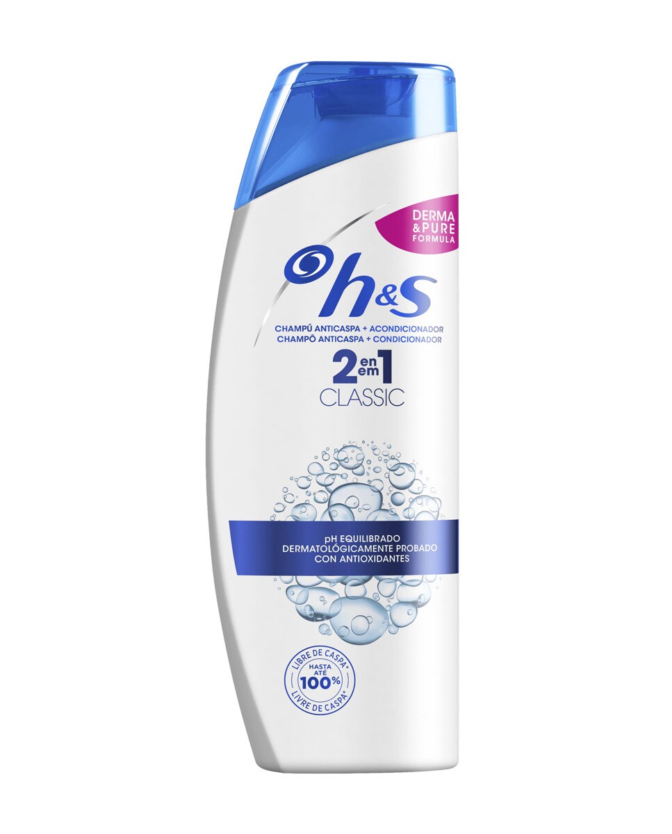 HEAD & SHOULDERS - H&S Champú Anticaspa 2 En 1 Classic 360u00a0mlu00a0