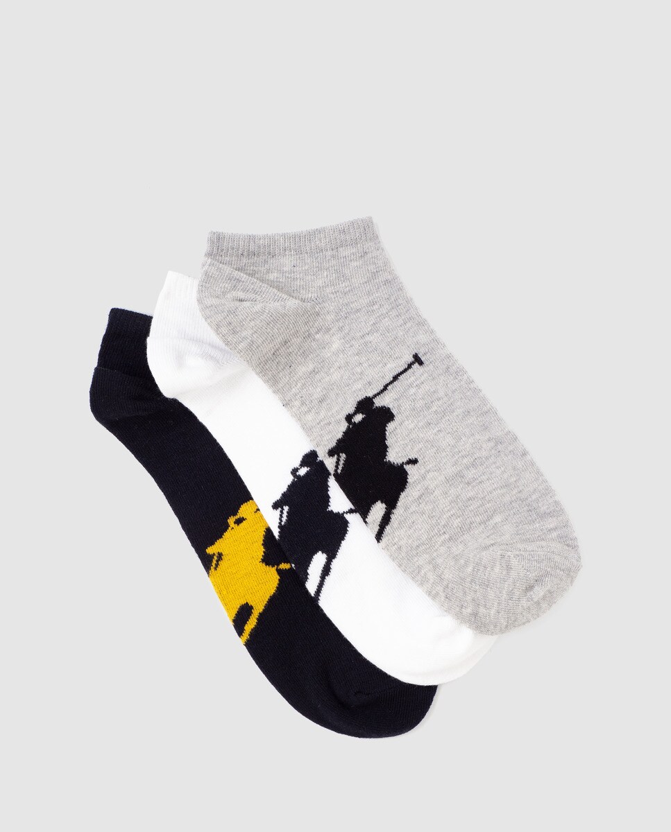 Lot de trois paires de socquettes