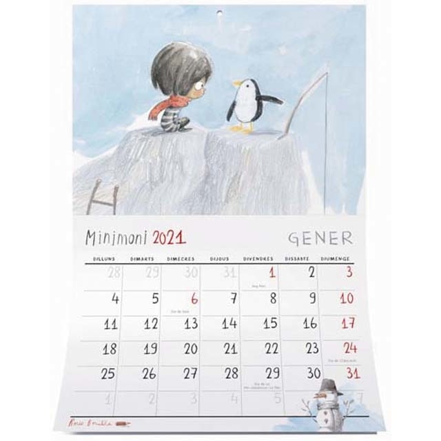 Calendari Minimoni 2021 (Capa mole) 1