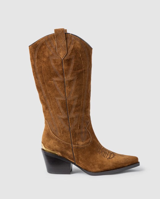 Botas de mujer Lola Cruz de ante en color marrón · Lola Cruz · El Corte  Inglés