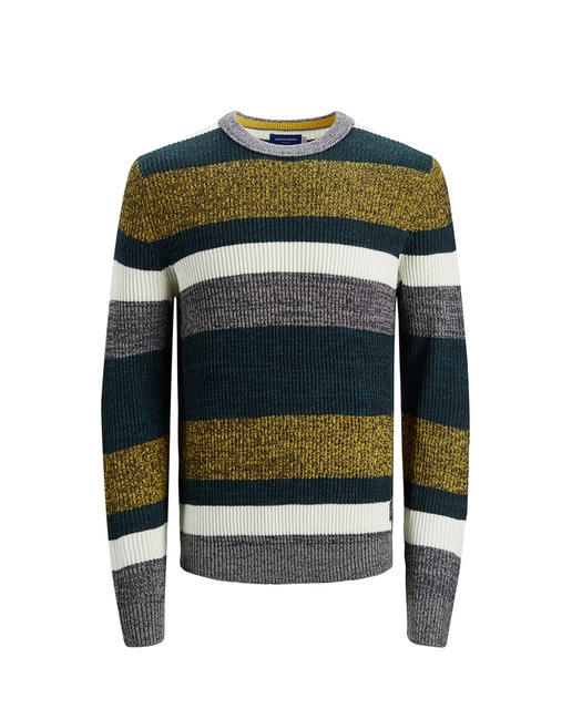 Jersey de hombre multicolor con cuello c