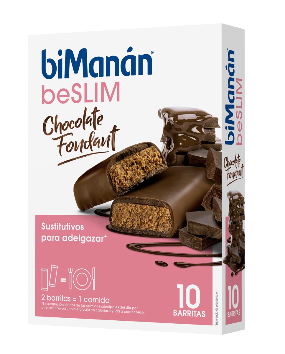 Barritas Chocolate Fondant Sustitutive Bimanán 1