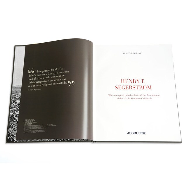 Henry t. Segerstrom art book 3