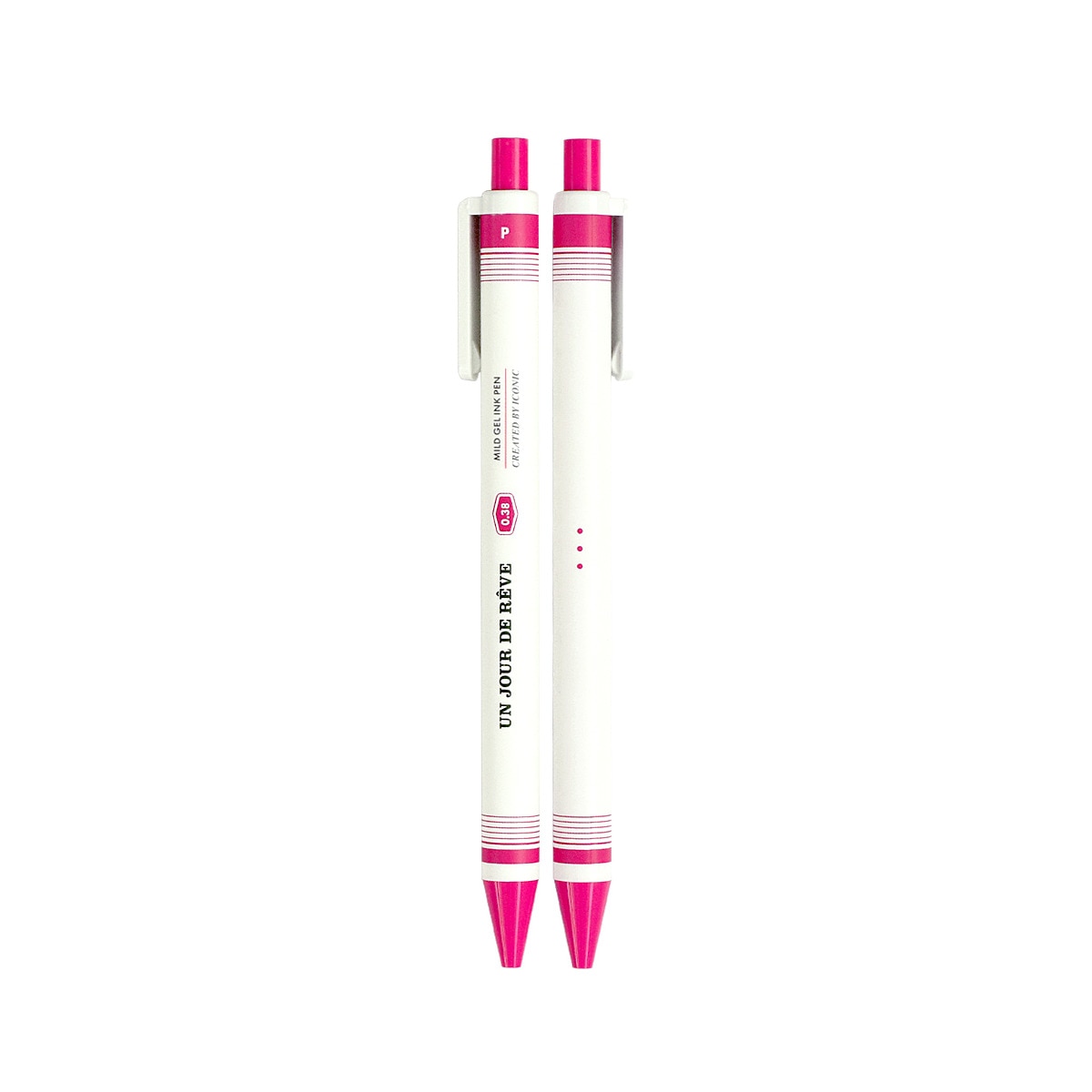 Imagem 0 de Caneta esferográfica de gel Tinta rosa Ponta de 0,38 mm