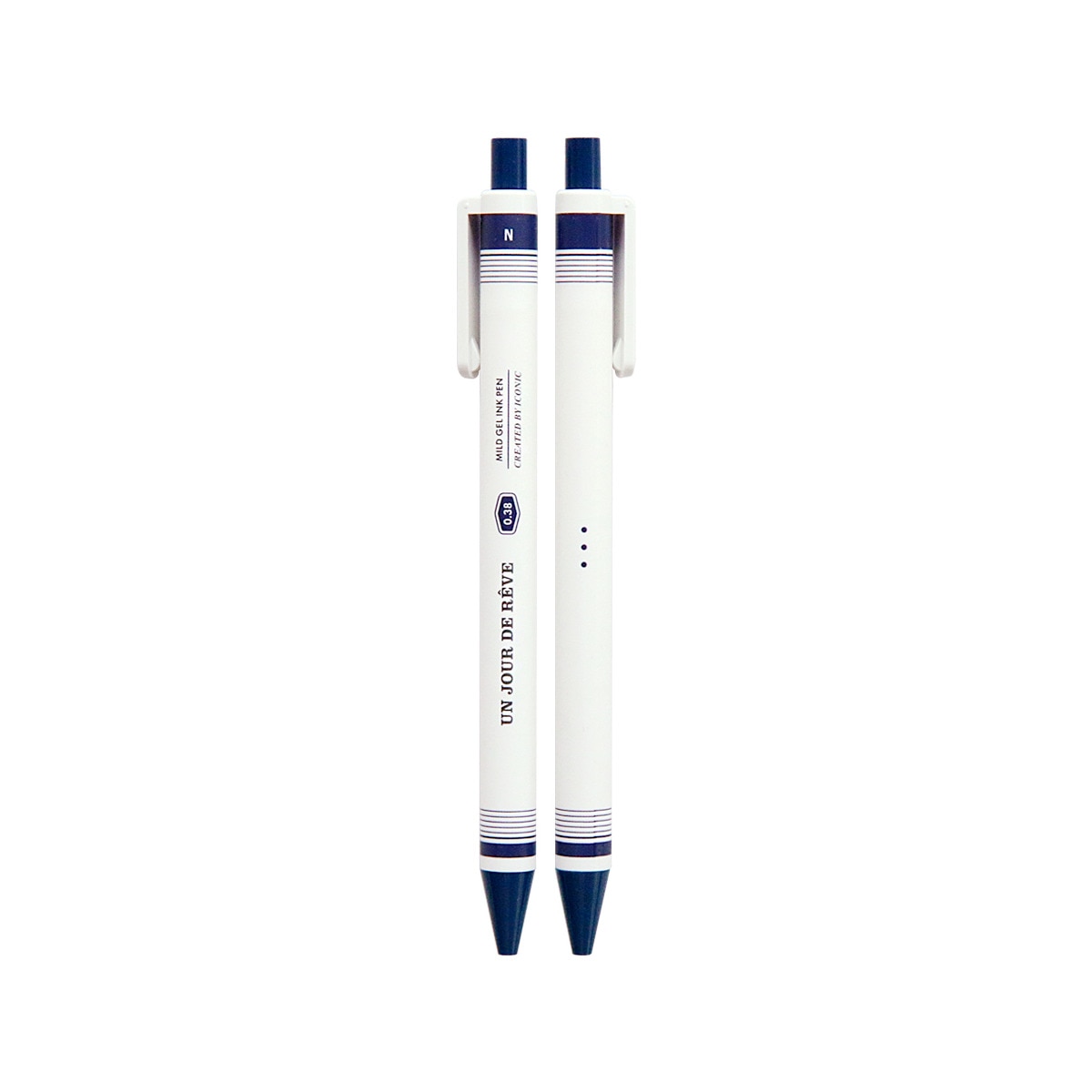 Bolígrafo de Gel Iconic Tinta Azul Marino Punta 0,38mm 1