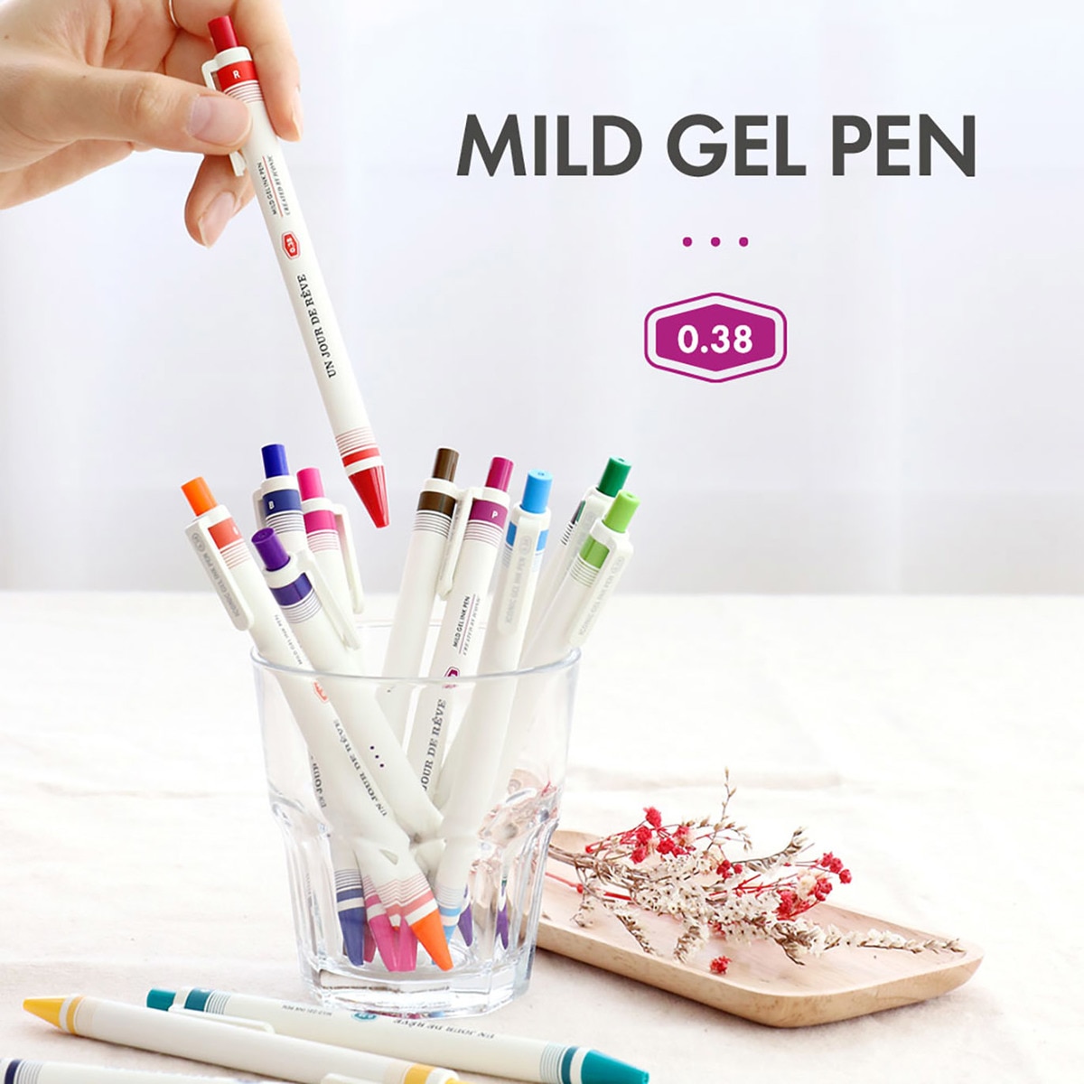 Bolígrafo de Gel Iconic Tinta Azul Marino Punta 0,38mm 3