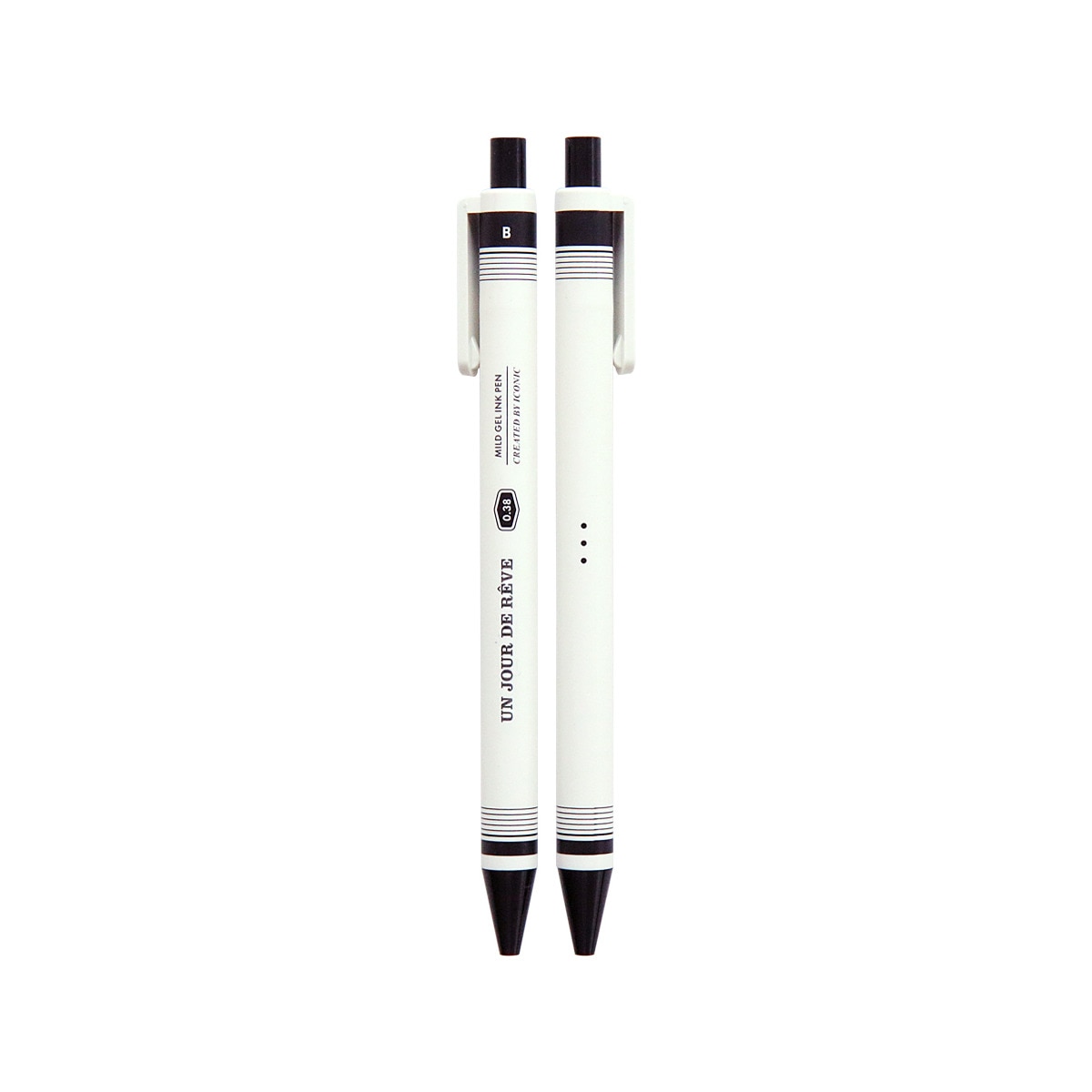 Imagem 0 de Caneta esferográfica de gel Iconic Tinta preta Ponta de 0,38 mm