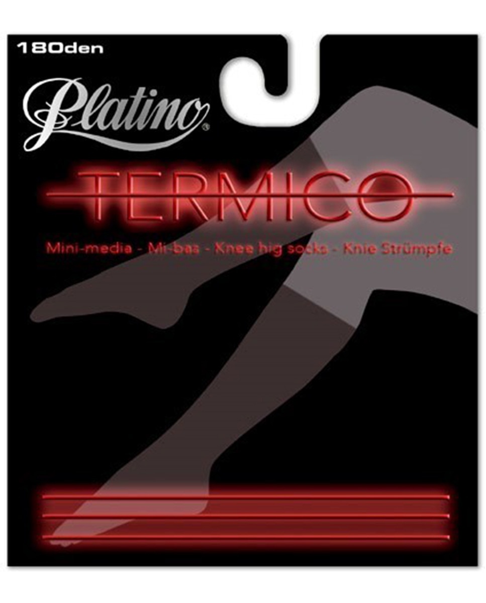 Imagem 0 de Mini meias térmicas de 180 deniers de mulher Platino
