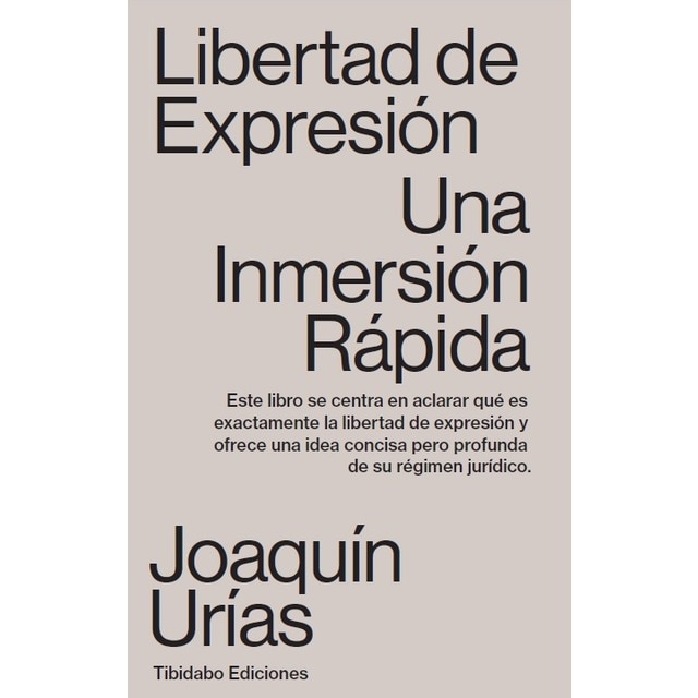 Imagem 0 de Libertad de expresión. : Una inmersión rápida(Tapa blanda)