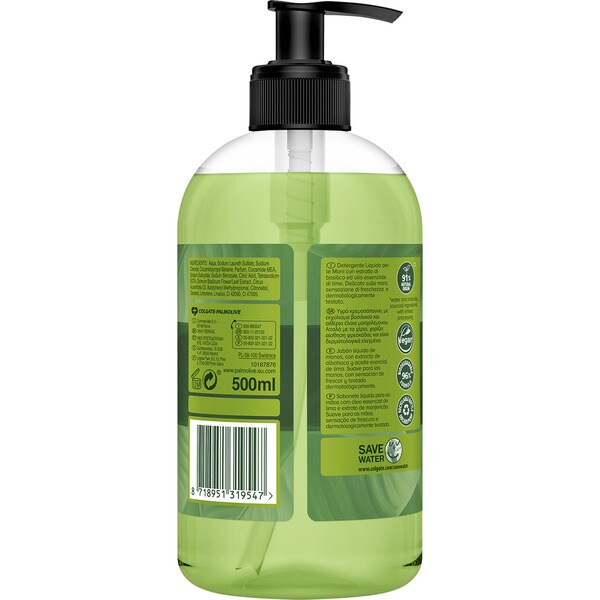 Buy jabón líquido para manos Basil & Lime doser 500 ml · PALMOLIVE · Supermercado El Corte Inglés