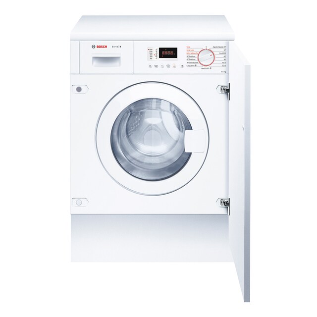 Imagem 0 de Máquina de Lavar e Secar Roupa Encastrável Bosch Série 4 WKD24362ES Carga Frontal de 7/4 kg e 1200 rpm - Branco