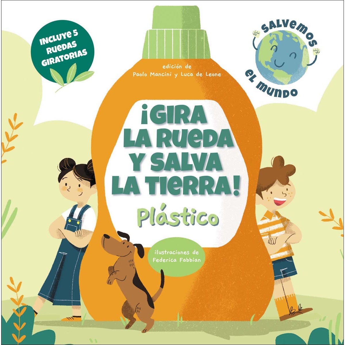 Imagem 0 de ¡GIRA LA RUEDA Y SALVA LA TIERRA PLASTICO! VVKIDS (Capa dura)