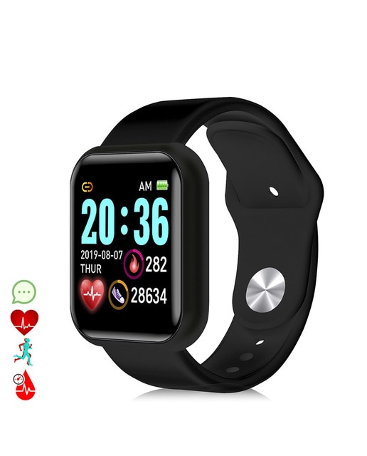 Imagen 0 de Brazalete inteligente AK-Y68 con monitor cardíaco y presión sanguínea