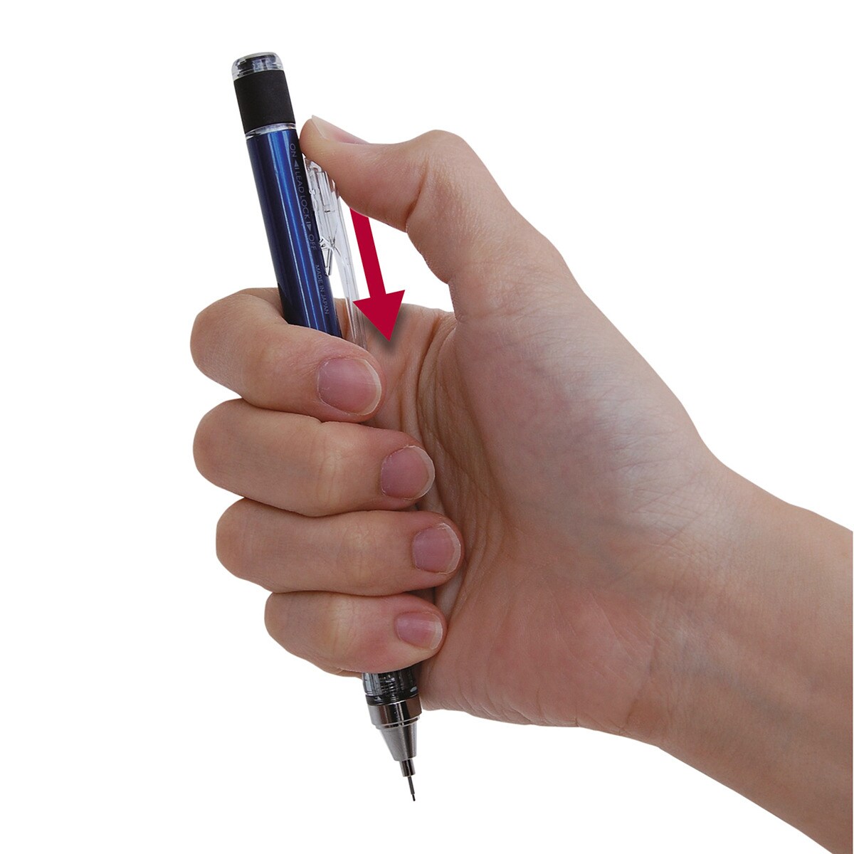 Lapiseira profissional MONO Graph 0,5 mm preta, azul e branca Multicolor-5