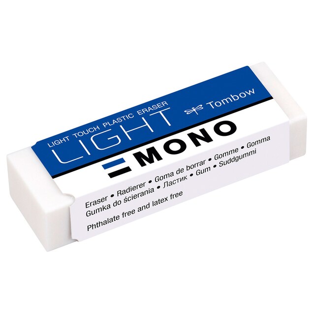 Imagen 0 de Goma de Borrar MONO Light para Borrado Delicado Tombow