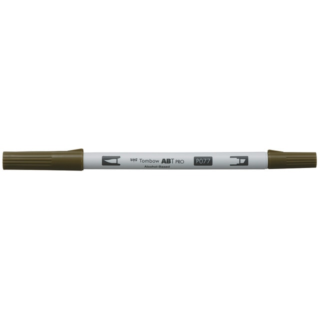 Imagem 0 de Marcador Dual Brush ABT PRO Base de álcool de ponta dupla Antique Bronze 077