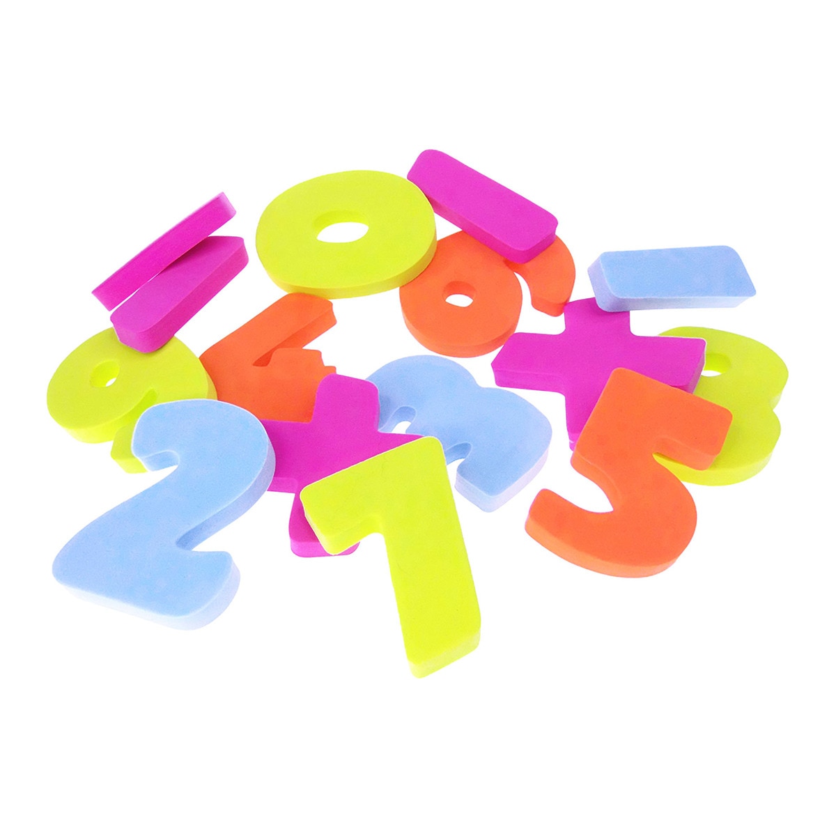 Imagen 0 de Juguetes de Baño Olmitos Números de goma EVA multicolor