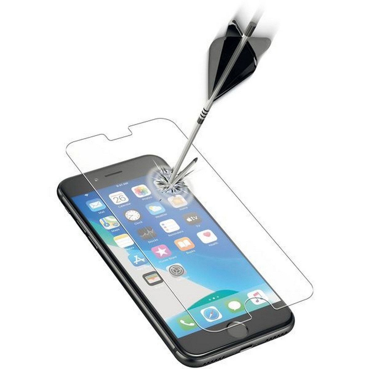 Película de Vidro Temperado Cellularline Second Glass para iPhone SE 2020 1