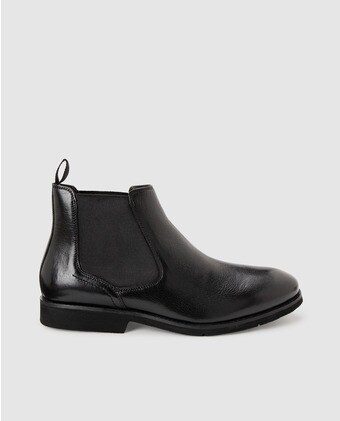 Botines Chelsea de hombre Dustin de piel en negro · Dustin · El Corte Inglés
