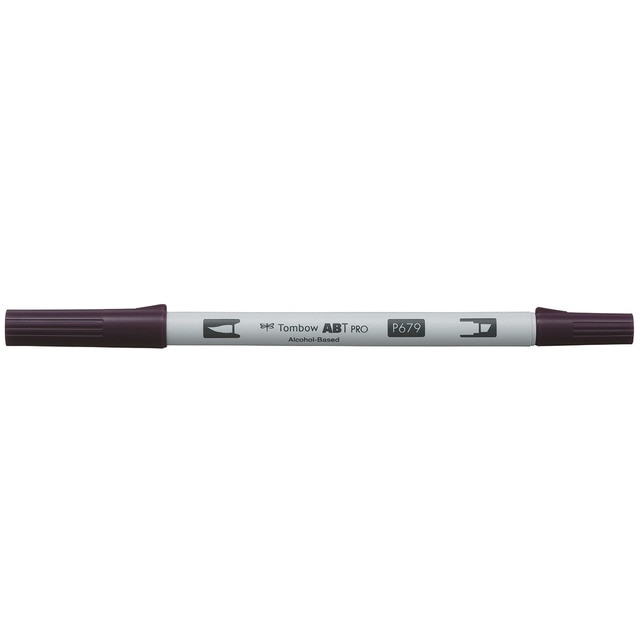 Imagem 0 de Marcador Dual Brush ABT PRO Base de álcool de ponta dupla Dark Plum 679