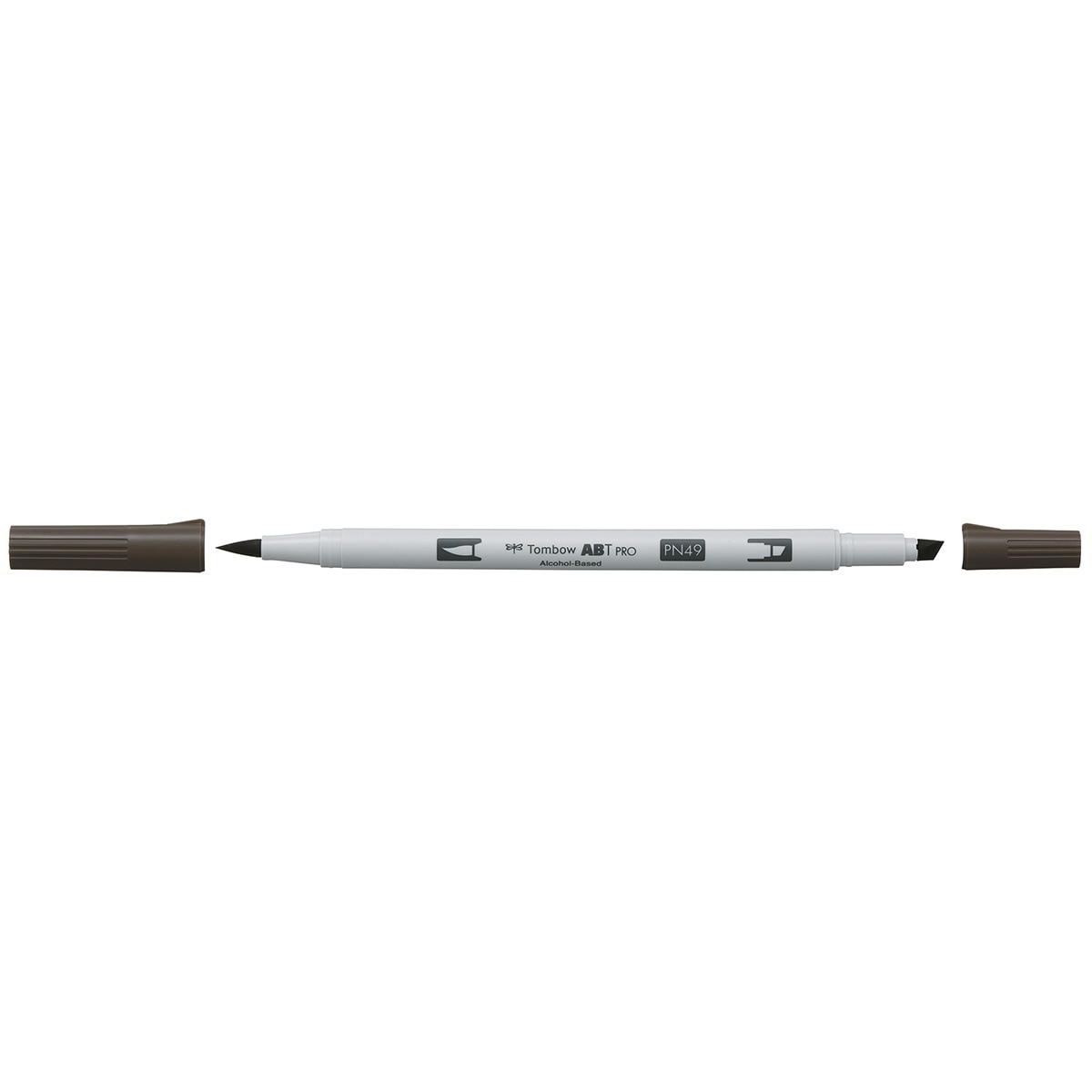 Marcador Dual Brush ABT PRO Base de álcool de ponta dupla Warm Grey 8 N49 Cinzento-2